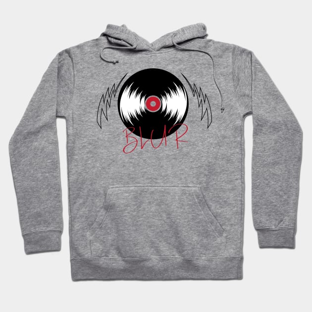 Blur | vinyl records Hoodie by Animals Project